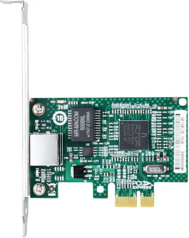 Alt view image 3 of 7 - 1.25G Gigabit Ethernet Network Card with Broadcom BCM5751 Controller-10/100/1000Mbps Ethernet Network Adapter(NIC) Compatible for BCM5751-T1, Single RJ45 Copper Port, PCI-Express 2.1 X1