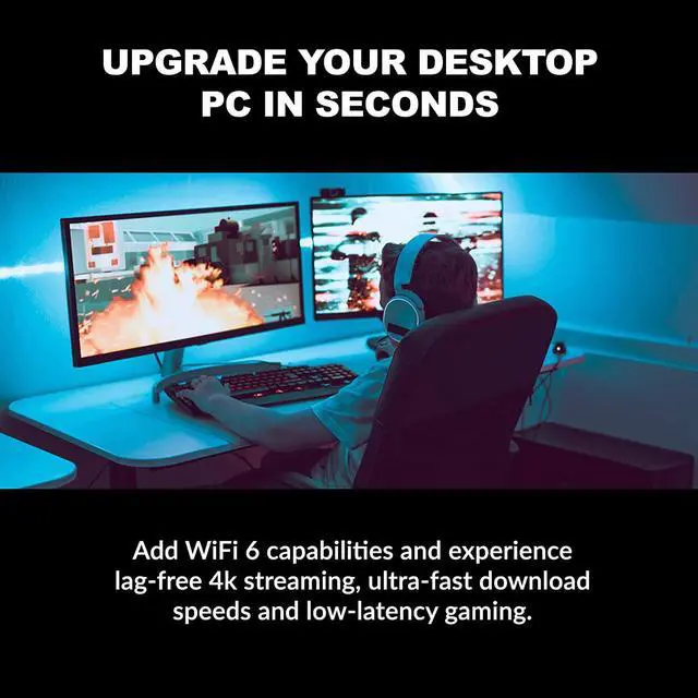 Alt view image 5 of 7 - PCI Express Wireless Adapter AX3000 WiFi 6 Bluetooth 5.1 Magnetic Antenna Base Heatsink Dual Band Windows 10 PCIe Ethernet Network (DWA-X3000)