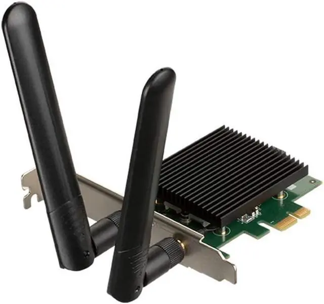Alt view image 6 of 7 - PCI Express Wireless Adapter AX3000 WiFi 6 Bluetooth 5.1 Magnetic Antenna Base Heatsink Dual Band Windows 10 PCIe Ethernet Network (DWA-X3000)