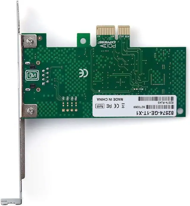 Alt view image 3 of 5 - 1G NIC Gigabit PCI-e Network Card Server Adapter with Intel 82574L Chipset, Compatible with Intel EXPI9301CT / EXPI9301CTBLK, Single Copper RJ45 Port, 10/100/1000Mbps, PCI-e X1