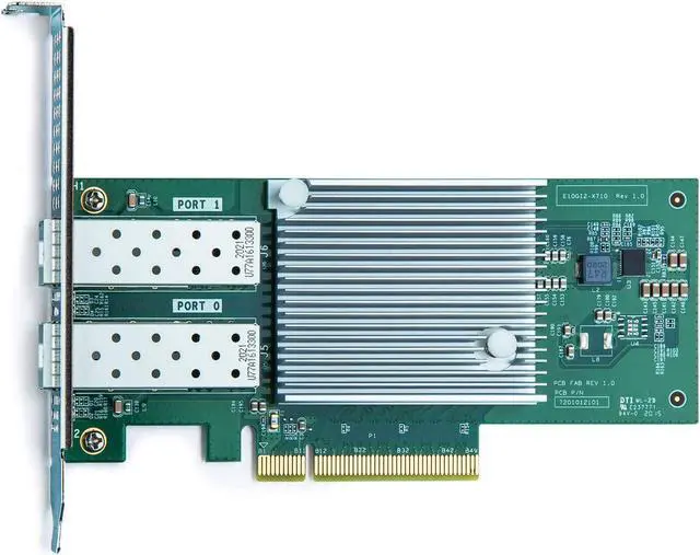 Alt view image 3 of 6 - 10Gb PCI-E NIC Network Card, Dual SFP+ Port, with original Intel X710-BM2, PCI Express Ethernet Lan Adapter Support Windows Server/Windows/Linux/ESX, Compare to Intel X710-DA2