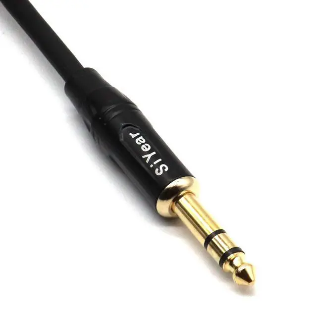 Alt view image 3 of 5 - 1/4 inch Headphone Extension CableGold-Plated 6.35mm Quarter inch TRS Male to 1/4 Female Stereo Jack Guitar Extension Cord10Feet