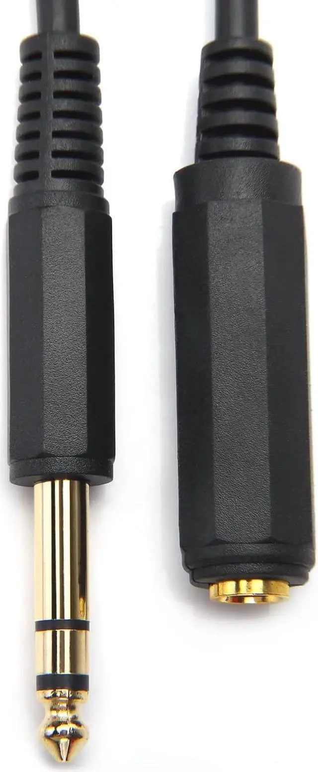 Alt view image 4 of 7 - 1/4 Inch Male to Female Stereo Extension Cable Gold Plated Quarter inch Headphone Extension Cable Cord- 6FT/1.8 Meters