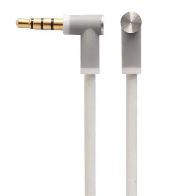 Alt view image 4 of 5 - Replacement Audio Cable Cord Wire with in line Microphone and Control Compatible for Beats by Dr Dre Headphones Solo Studio Pro Detox Mixr Executive Pill etc (White)