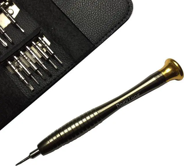 Alt view image 2 of 7 - 6in1 Torx T5 T6 Phillips Slot Type 0.8mm 1.2mm Pentalobe 5 Point Star Repair Magnetic Screwdriver Open Tool kit for MacBook Pro Retina Air iPad iPhone 11 12 Pro X XR XS Max 7 8 Plus iPod