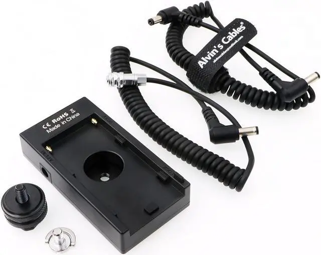 Main image of NP-F970 Power Adapter Cable for BMPCC 4K 6K Blackmagic Pocket Cinema Camera NP-F Series Power Supply Mount Battery Plate Compatible with  NP-F970 F960 F770 F570 F550 Battery