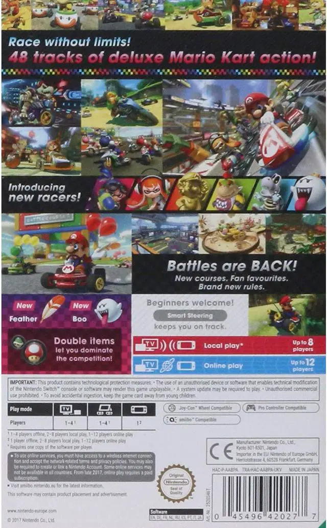 Alt view image 3 of 8 - mario kart 8 deluxe nintendo switch