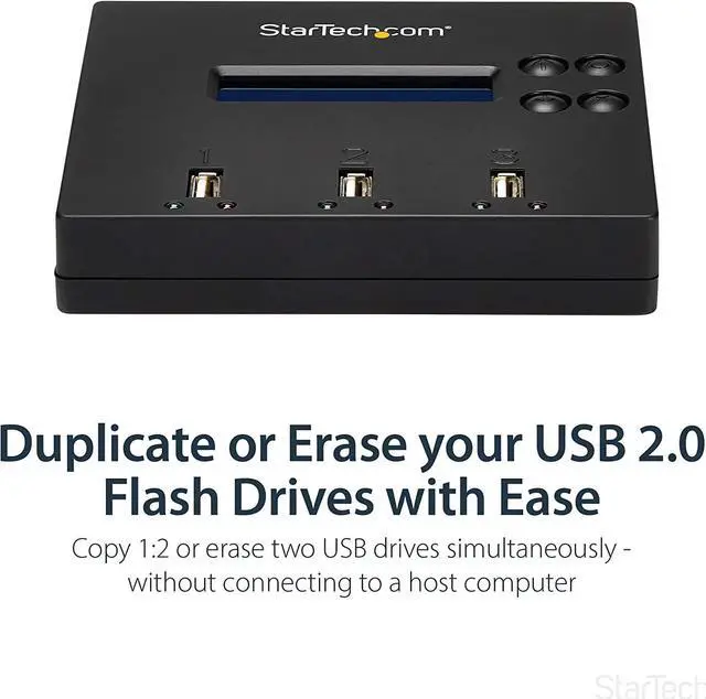 Alt view image 2 of 7 - Good Product Outlet.com 1:2 Standalone USB Duplicator and Eraser - Memory Stick Cloner - USB 2.0 Flash Drive Copier / Thumb Eraser (USBDUP12)