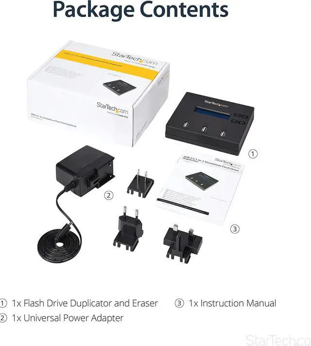 Alt view image 6 of 7 - Good Product Outlet.com 1:2 Standalone USB Duplicator and Eraser - Memory Stick Cloner - USB 2.0 Flash Drive Copier / Thumb Eraser (USBDUP12)