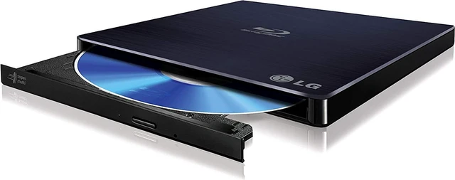 Alt view image 2 of 3 - LG Electronics 6X Blu Ray Writer 8X DVD Writer +/- RW USB 2.0 Super Multi Ultra Slim Portable with M-DISC Support (Black) WP50NB40