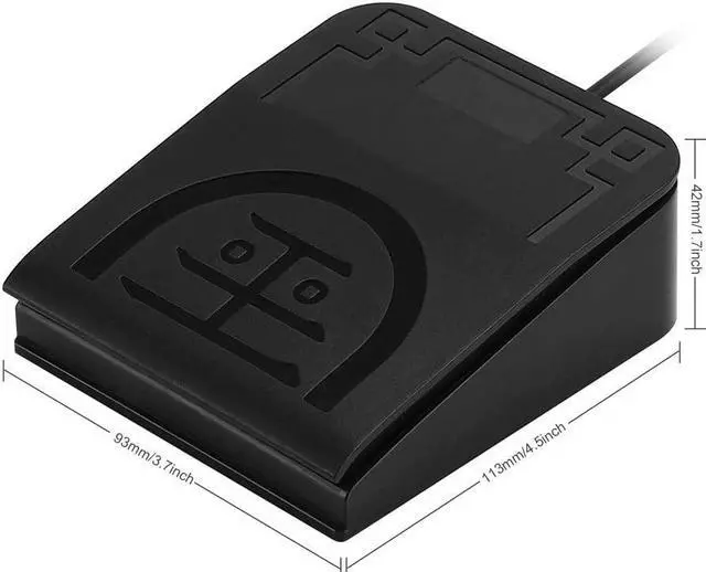 Alt view image 2 of 7 - iKKEGOL Upgraded USB Single Foot Pedal Optical Switch Control One Key Program Computer Keyboard Mouse Game Action HID