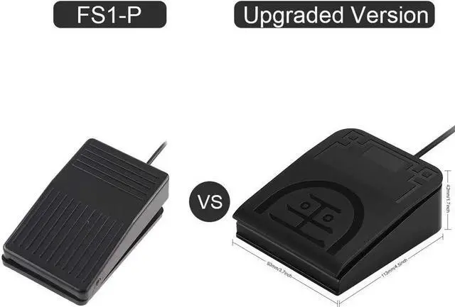 Alt view image 5 of 7 - iKKEGOL Upgraded USB Single Foot Pedal Optical Switch Control One Key Program Computer Keyboard Mouse Game Action HID