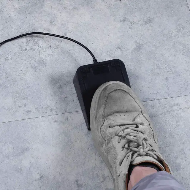 Alt view image 7 of 7 - iKKEGOL Upgraded USB Single Foot Pedal Optical Switch Control One Key Program Computer Keyboard Mouse Game Action HID