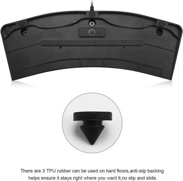 Alt view image 4 of 7 - iKKEGOL Upgraded USB Triple Foot Pedal Optical Switch Control 3 Key Button Program Computer Keyboard Mouse Game Action HID