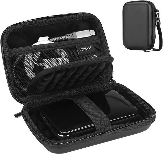 Main image of Hard Drive Case for Canvio Basics  WD Elements My Passport  Portable Backup Plus Slim 1TB 2TB 3TB 4TB USB 3.0 2.5 Samsung T9 Portable External Hard Drive Case -Black