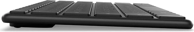 Alt view image 6 of 6 - Designer Compact Keyboard - Matte Black. Standalone Wireless Bluetooth Keyboard. Compatible with Bluetooth Enabled PCs/Mac