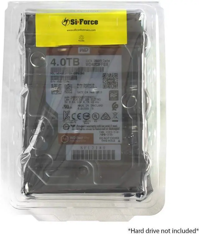 Alt view image 6 of 7 - Plastic ESD Clamshell Case for 3.5 Internal Hard Drives (3.5 10 Pack)