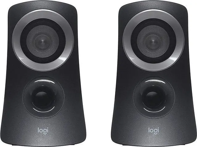 Alt view image 6 of 7 - Logi tech Z313 2.1 Multimedia Speaker System with Subwoofer, Full Range Audio, 50 Watts Peak Power, Strong Bass, 3.5mm Inputs, PC/PS4/Xbox/TV/Smartphone/Tablet/Music Player - Black