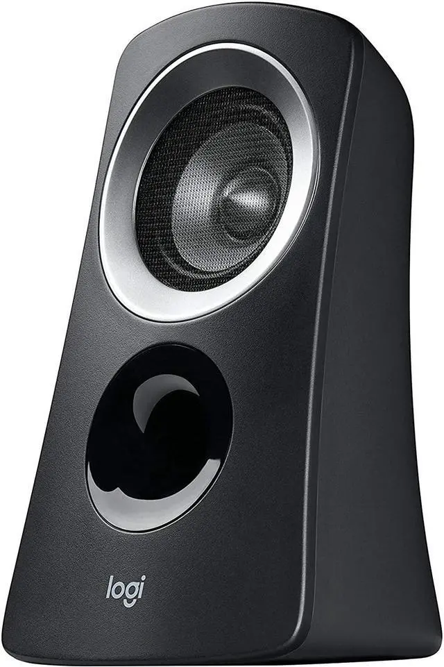 Alt view image 3 of 7 - Logi tech Z313 2.1 Multimedia Speaker System with Subwoofer, Full Range Audio, 50 Watts Peak Power, Strong Bass, 3.5mm Inputs, PC/PS4/Xbox/TV/Smartphone/Tablet/Music Player - Black