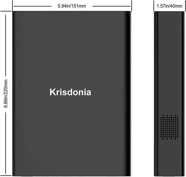 Alt view image 7 of 7 - Krisdonia AC Outlet Portable Charger 60000mAh 110V/130W Laptop Power Bank with AC Outlet, 2 USB QC 3.0 and Type-C for Laptop, CPAP, Drone, Projector, Smartphone and Others