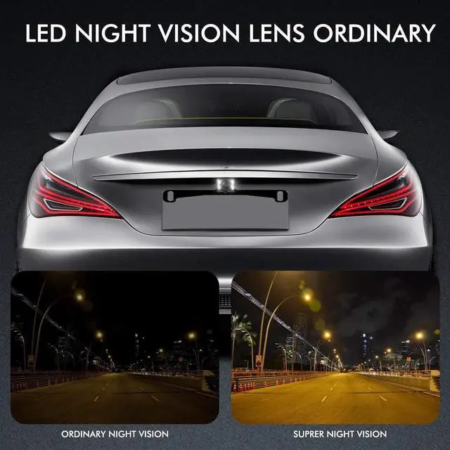 Alt view image 2 of 7 - Rear View Mirror Camera with 4.3 Monitor: Super Night Vision OEM Rearview Mirror Backup Camera with IP 68 Waterproof Back Up Camera for Car, Rearview Mirror for Parking & Driving Safety AUTO-VOX T2