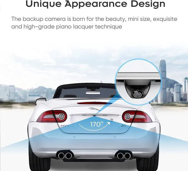Alt view image 7 of 7 - PixelMan PMG3A Backup Camera,Front/Rear View Camera HD Metal Lifetime Waterproof 170° Wide Angle Universal Reversing Camera for Car,Only Rearview Reverse Back Up Cam for Vehicle SUV Pickup (PMG3A-B)