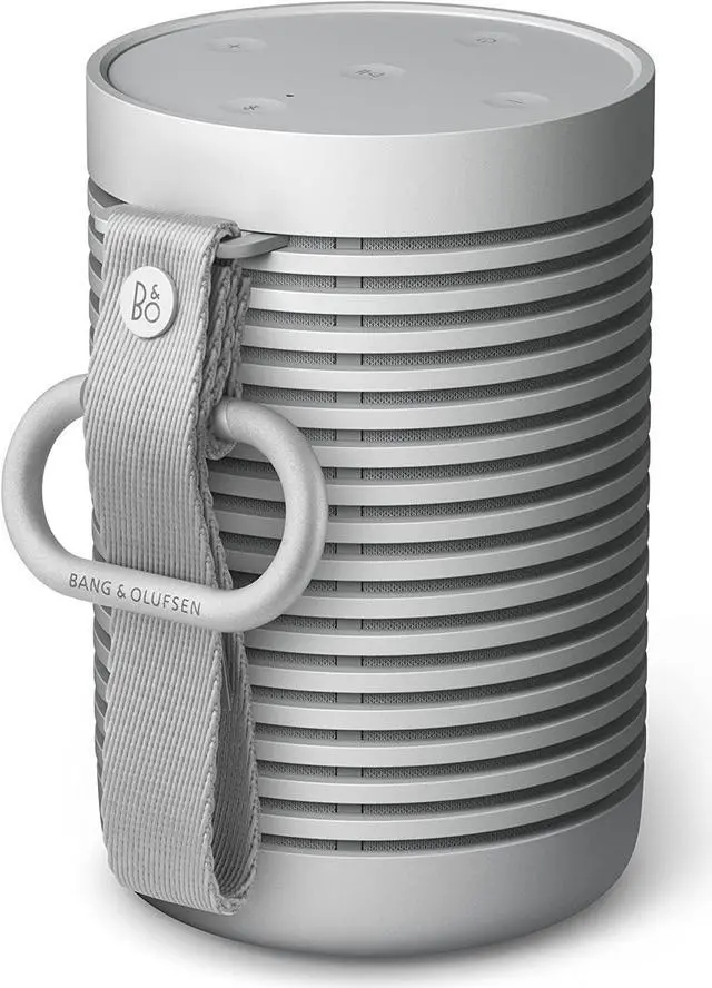 Main image of Bang & Olufsen Beosound Explore - Wireless Outdoor Bluetooth speaker, IP 67 Dustproof and Waterproof, Grey Mist