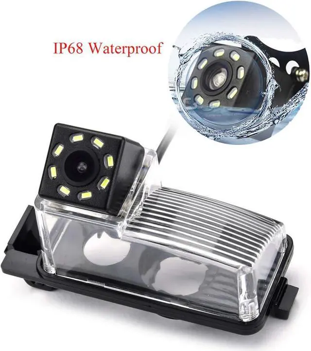 Alt view image 4 of 4 - 8 LED Car Rear View Camera for Nissan Tiida/Versa Hatchback/Livina/Grand Livina/Pulsar/ 350Z/ 370Z/ Fairlady Z & Vehicle Camera Waterproof Reversing Backup Camera (8 LED)