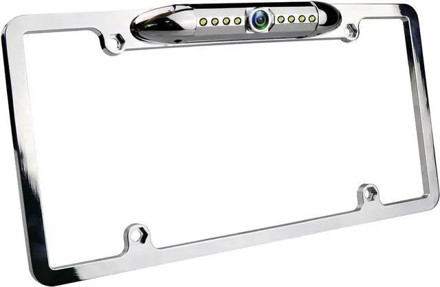 Main image of License Plate Backup Camera, JPP Front/Rear View Camera 170° Viewing Angle Universal Car Reverse Camera Waterproof 8 LED Night Vision Vehicle Reverse Camera