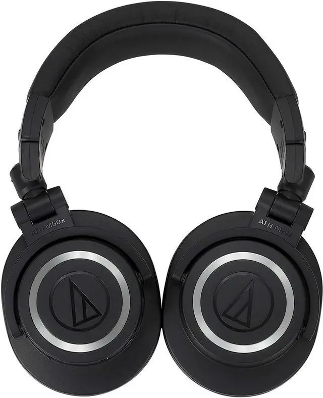 Alt view image 20 of 20 - AudioTechnica ATH-M50xBT Wireless Over-Ear Headphones with Built-In Remote and Microphone (Black)