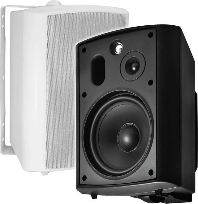 Alt view image 2 of 4 - OSD 6.5" Outdoor Patio Speaker Pair 150W, 3-Way, IP54 Weather Resistant, White AP640