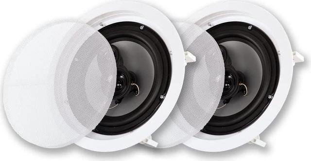 1400 w Total 350 watts each Acoustic deals Audio CS-IC83 8” 3-Way In Ceiling Home Th