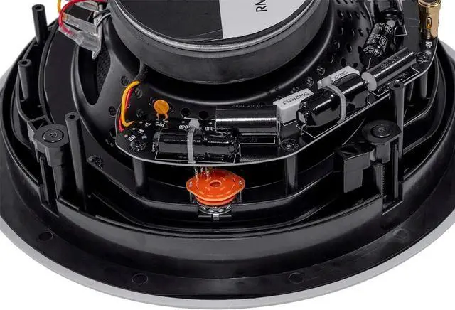 Alt view image 10 of 13 - Monoprice 2-Way Carbon Fiber In-Ceiling Speakers - 8 Inch With 15 Degree Angled Drivers (Pair) - Alpha Series
