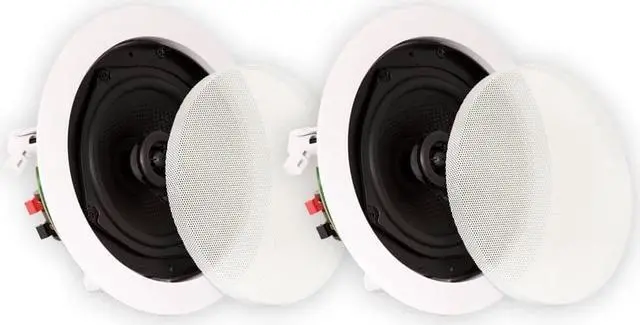 Main image of Theater Solutions TS50C in Ceiling Speakers Surround Sound Home Theater Pair, White, 5.25-Inch