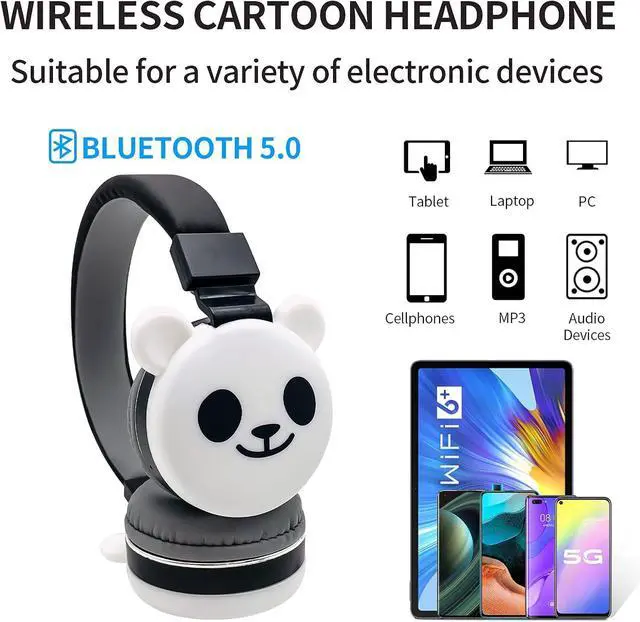 Alt view image 7 of 7 - Kids Headphones (White)