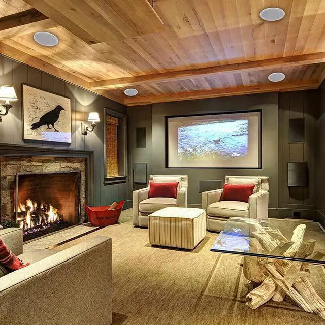 Alt view image 6 of 6 - Herdio 6.5" 600 Watts Ceiling Speakers Wireless Home Recessed Speaker System Perfect for Indoor,Kitchen,Home Theater,Bedroom,Office,Covered Patio4 Speakers