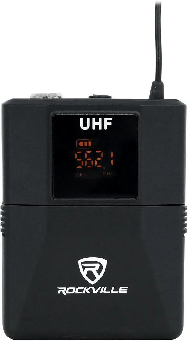 Alt view image 7 of 7 - RWM61U Professional UHF Wireless Microphone System, Headset & Guitar, Up to 400ft Range, 10-Hour Battery, Multifunction Display, for Musicians & Presenters