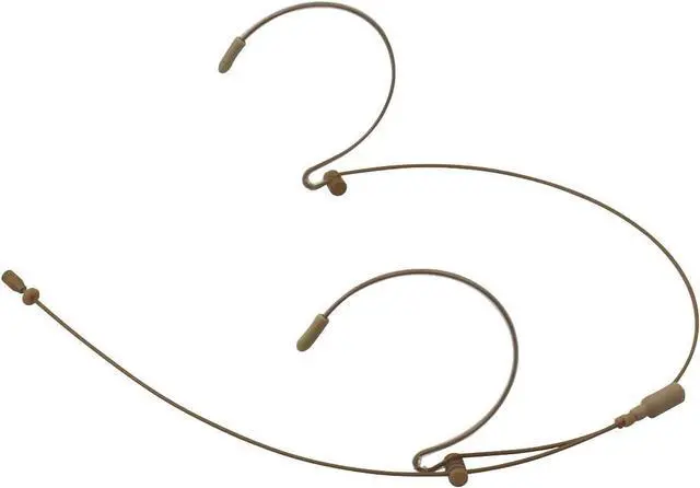 Alt view image 2 of 4 - J K Professional Headset Headworn Earhook Microphone MIC-J 071S Compatible with Audio Technica Wireless Transmitters - Hirose 4pin Detachable Plug