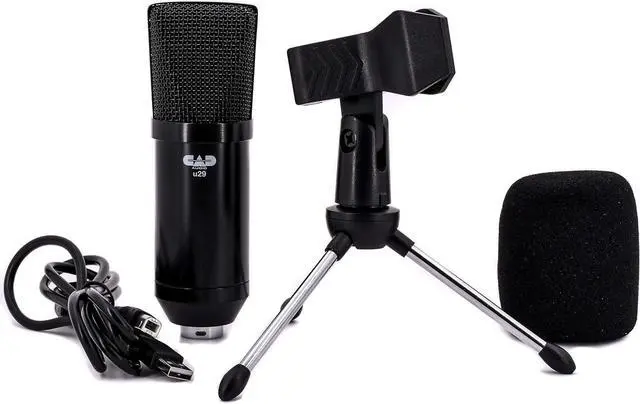Alt view image 5 of 7 - CAD Audio U29 USB Large Format Side Address Studio Microphone