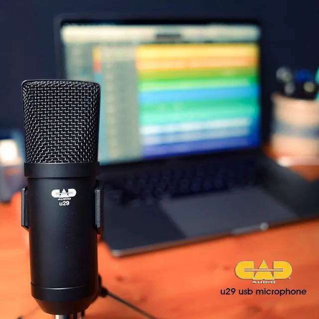 Alt view image 6 of 7 - CAD Audio U29 USB Large Format Side Address Studio Microphone