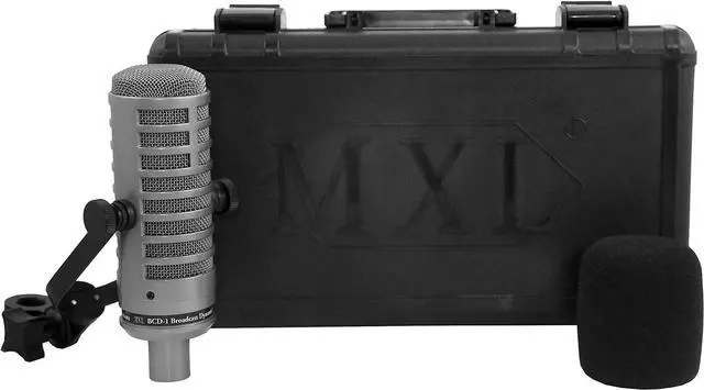 Alt view image 2 of 4 - MXL BCD-1 Gray *Limited Edition* Dynamic Broadcast / Podcast Microphone