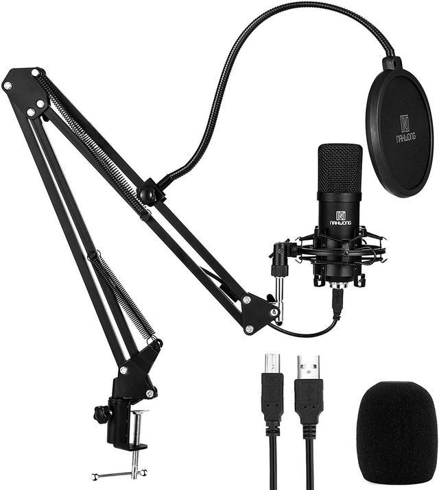 Podcast Microphone Professional 192Khz/24Bit USB Condenser