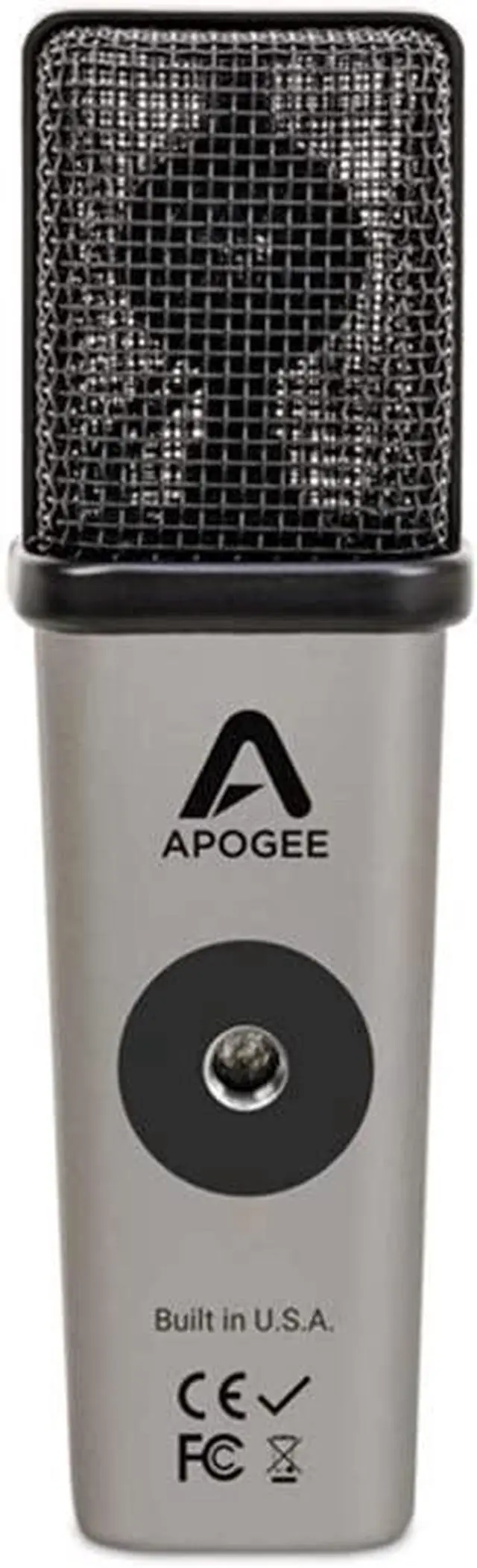 Alt view image 5 of 7 - Apogee MiC Plus - Studio Quality USB Microphone with Cardioid Condenser Mic Capsule, Built In Mic Pre-Amp & Zero-Latency Headphone Output