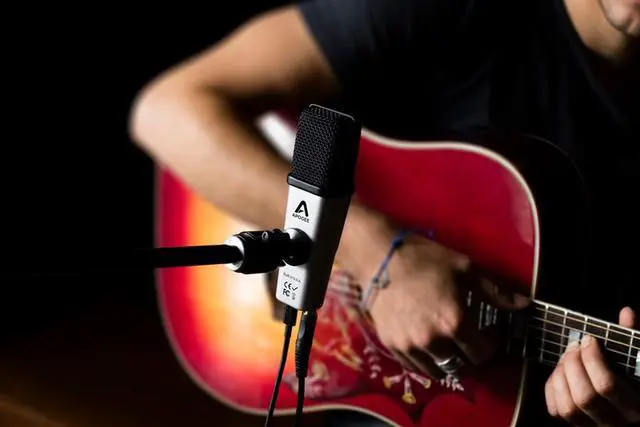 Alt view image 3 of 7 - Apogee MiC Plus - Studio Quality USB Microphone with Cardioid Condenser Mic Capsule, Built In Mic Pre-Amp & Zero-Latency Headphone Output