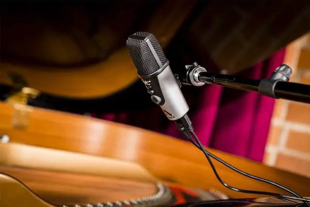 Alt view image 4 of 7 - Apogee MiC Plus - Studio Quality USB Microphone with Cardioid Condenser Mic Capsule, Built In Mic Pre-Amp & Zero-Latency Headphone Output