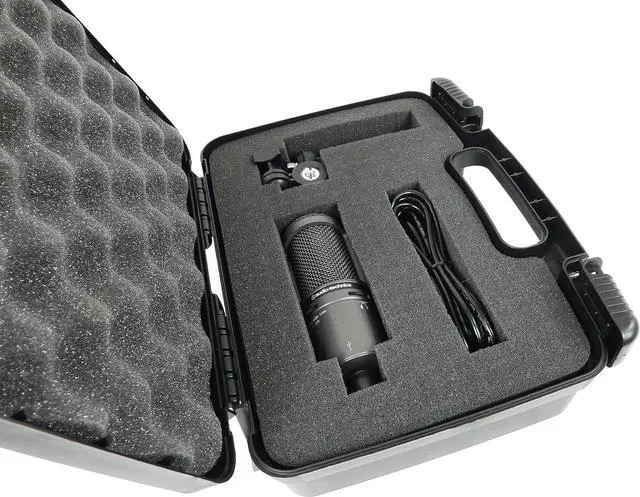 Alt view image 5 of 7 - CASEMATIX Studio Microphone Case Compatible with Condenser, Capsule, Tube MXL Genesis, V67G, V69, 770, 990, 550, 551, 440, 4000, 5000, V67, V87, V250 and Accessories