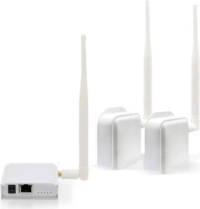 Main image of ANJIELO SMART Wireless Bridge Point-to-Point Long Range Wireless Access with 20DBi High-Gain Antenna,100Mbps 2.4G WiFi Bridge Supports 3000ft Transmission Distance