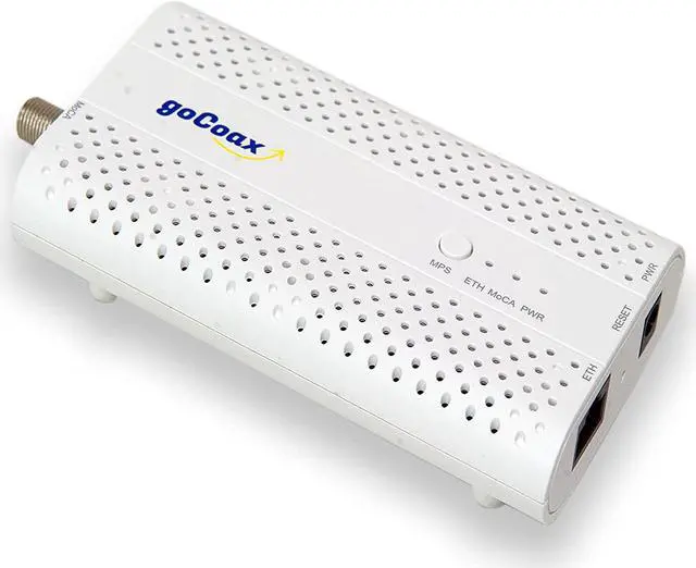 Alt view image 3 of 5 - goCoax MoCA 2.5 Adapter with 2.5GbE Ethernet Port. MoCA 2.5. 1x 2.5GbE Port. Provide 2.5Gbps Bandwidth with existing coaxial Cables. White(Single, MA2500C)