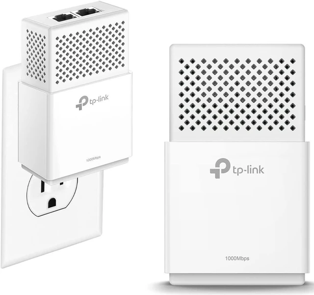 Main image of TP-Link AV1000 2-Ports Gigabit Powerline ethernet Adapter kit, Powerline speeds up to 1000 Mbps (TL-PA7020 KIT_V2)