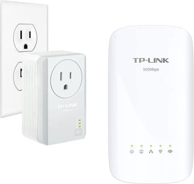 Main image of TP-Link AV500 AC750 Wi-Fi Range Extender, Powerline Edition (TL-WPA4530 KIT)